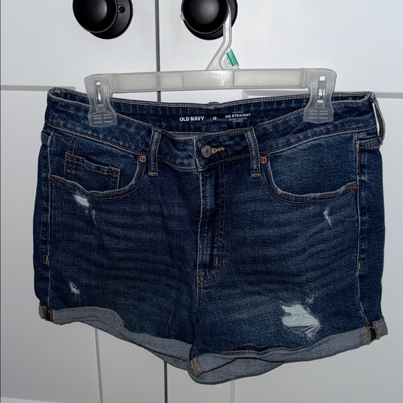 Old Navy Women's Blue Denim Shorts - Picture 1 of 3